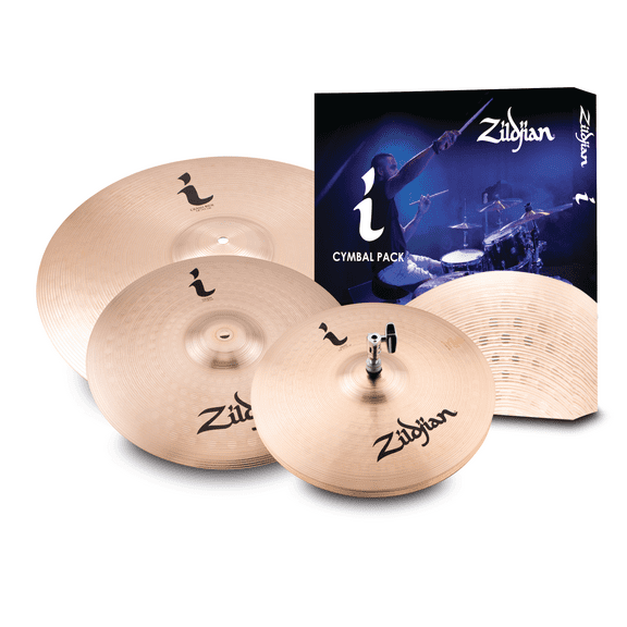 Zildjian I Series Essentials Plus Cymbal Pack - 13" Hi Hats, 14" Crash, and 18" Crash Ride