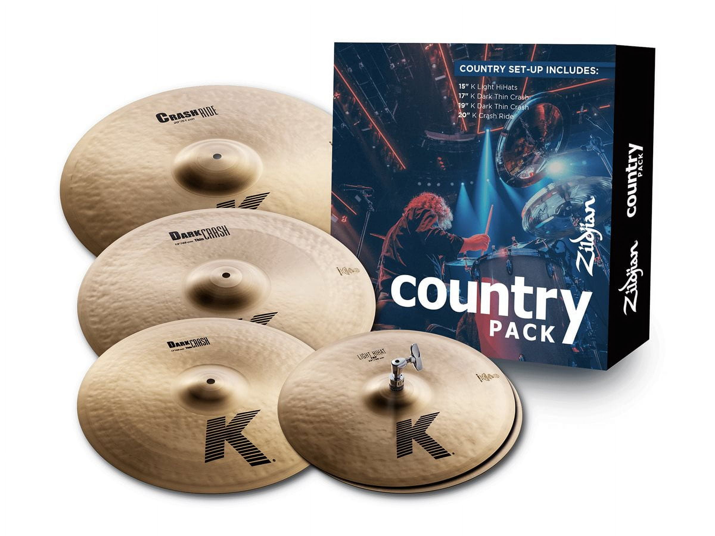 Zildjian K Country Pack - Cymbal set - 4-piece
