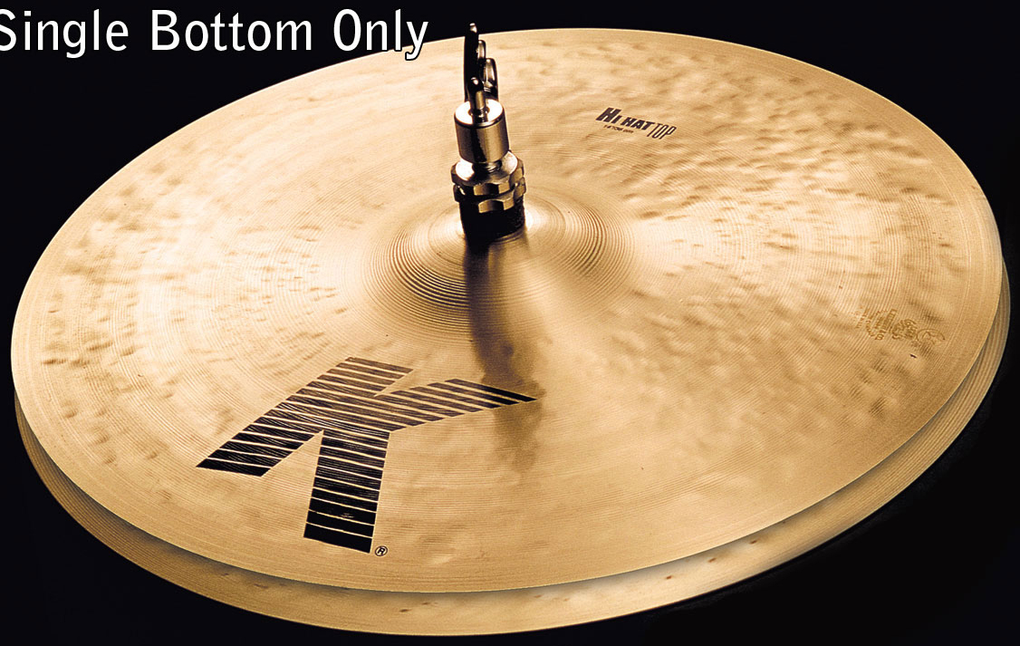 Zildjian K0825 14" K Hi Hat - Bottom Drum Set Cymbal
