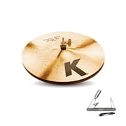 Zildjian K0943 K Custom Dark Hi-Hat Cymbal Pair 14" ZKEY
