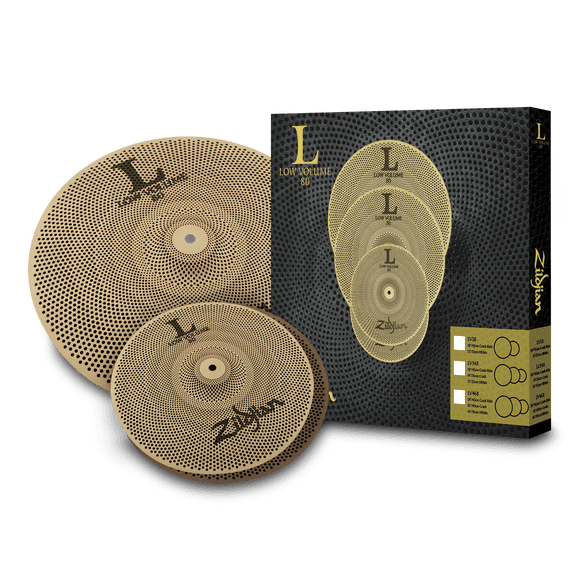 Zildjian Low Volume Cymbal Pack - 13" Hi Hats, and 18" Crash Ride