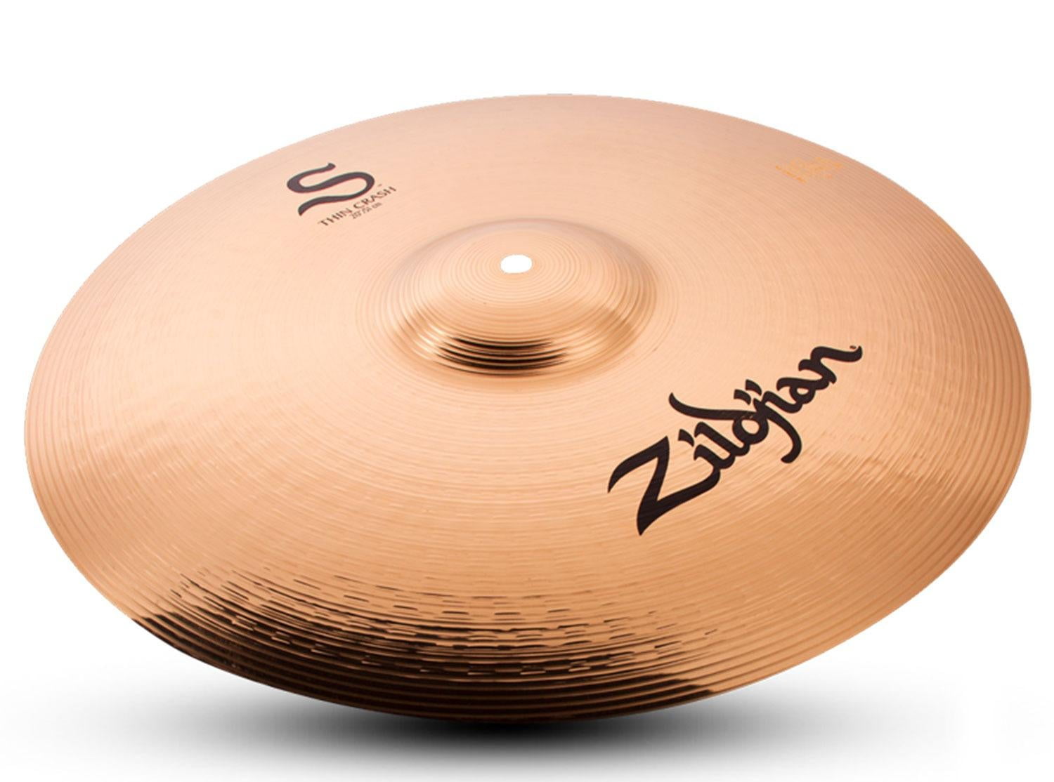 ZILDJIAN S20TC 20" S FAMILY THIN CRASH CYMBAL W/ BRIGHT SOUND - BRILLIANT FINISH