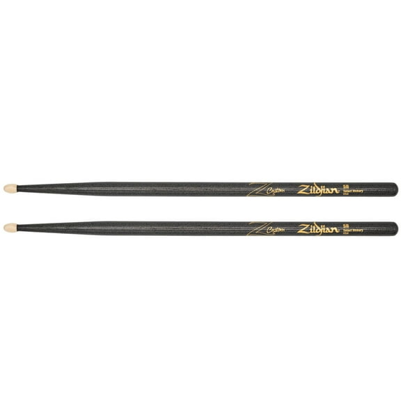 Zildjian Z Custom LE Drumsticks 5B Wood Tip Black Chroma