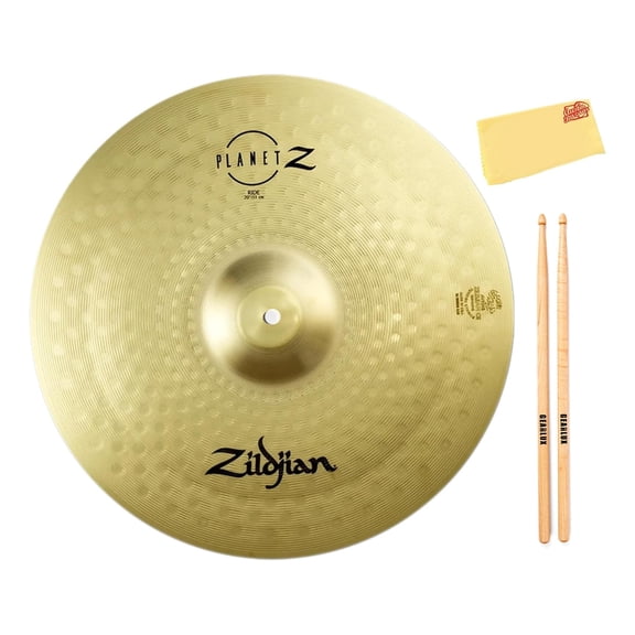 Zildjian ZP20R Planet Z Ride Cymbal w/ Drumsticks