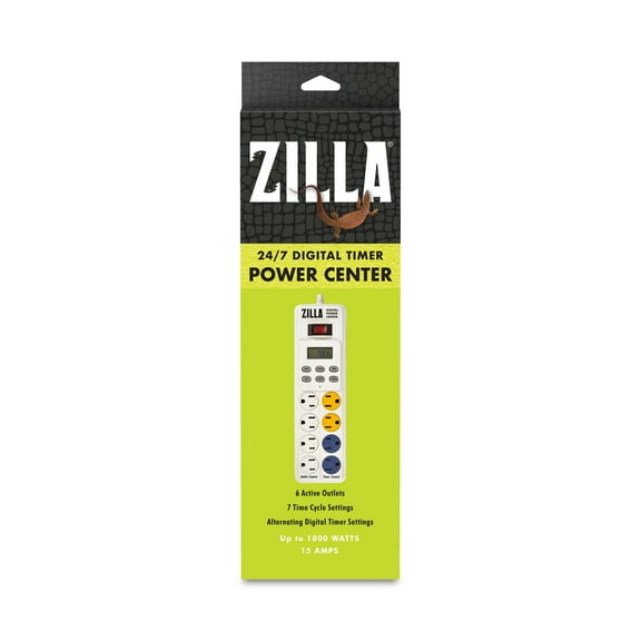 Zilla 24/7 Digital Timer Power Center Digital