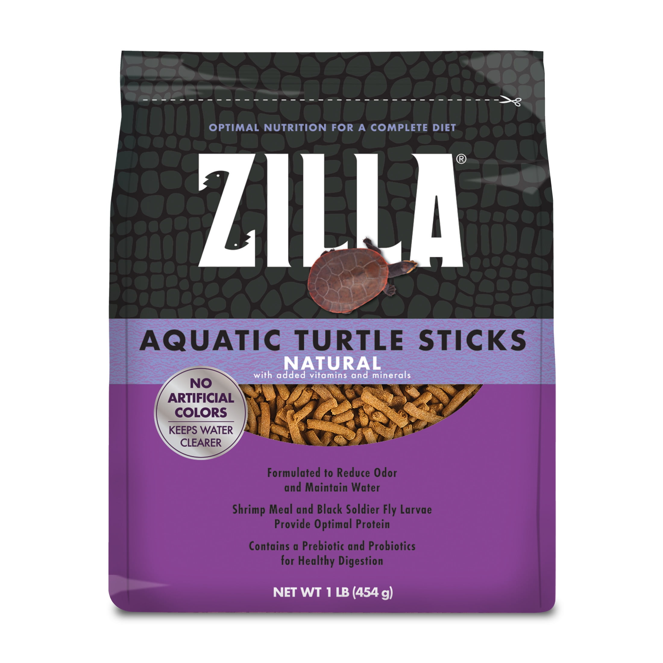 Walmart savings: Zilla Aquatic Turtle Food Sticks, 1 Pound