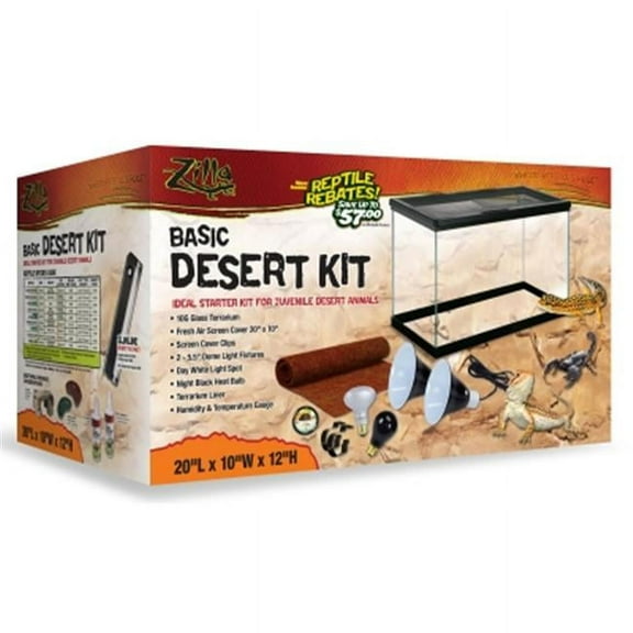 Zilla Desert Reptile Terrarium Starter Kit
