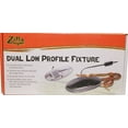 thumbnail image 1 of Zilla Dual Low Profile Fixture: Compact Light  Heat Solution for Reptile Terrariums, 1 of 2