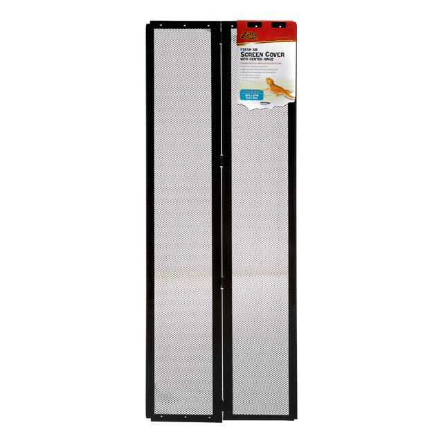 Zilla Fresh Air Terrarium Screen Cover with Center Hinge , 36" x 12