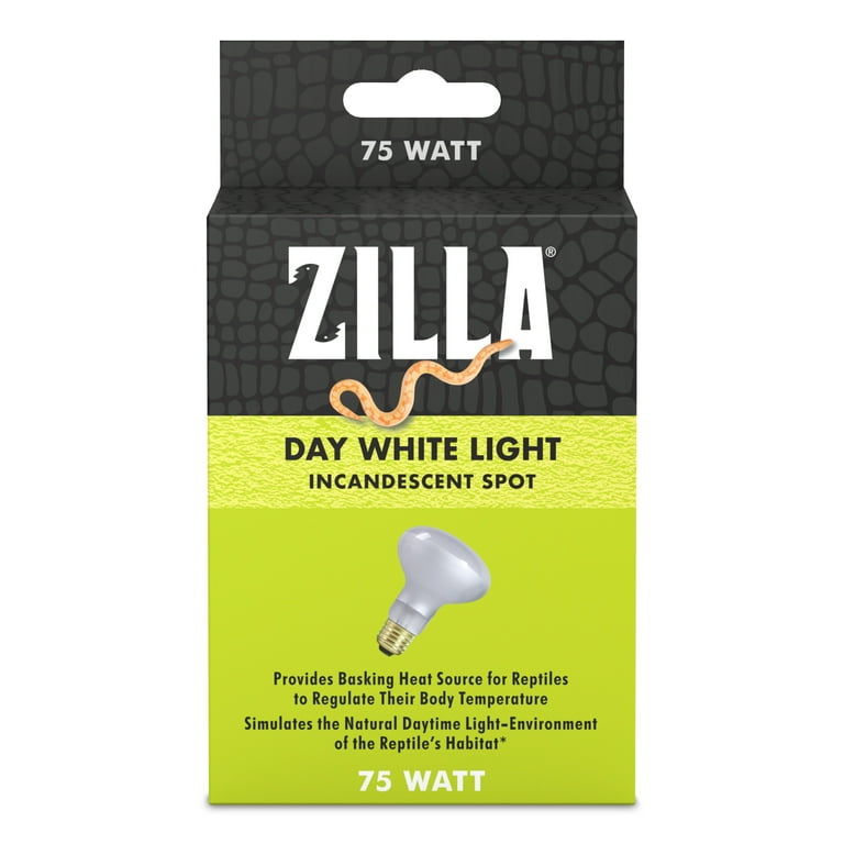 Zilla Incandescent Spot Bulb Day White 75 watts - Walmart.com