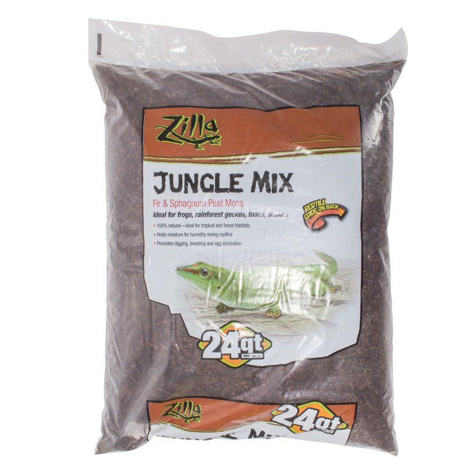 Zilla Jungle Mix - Fir & Sphagnum Peat Moss Mix 24 QT