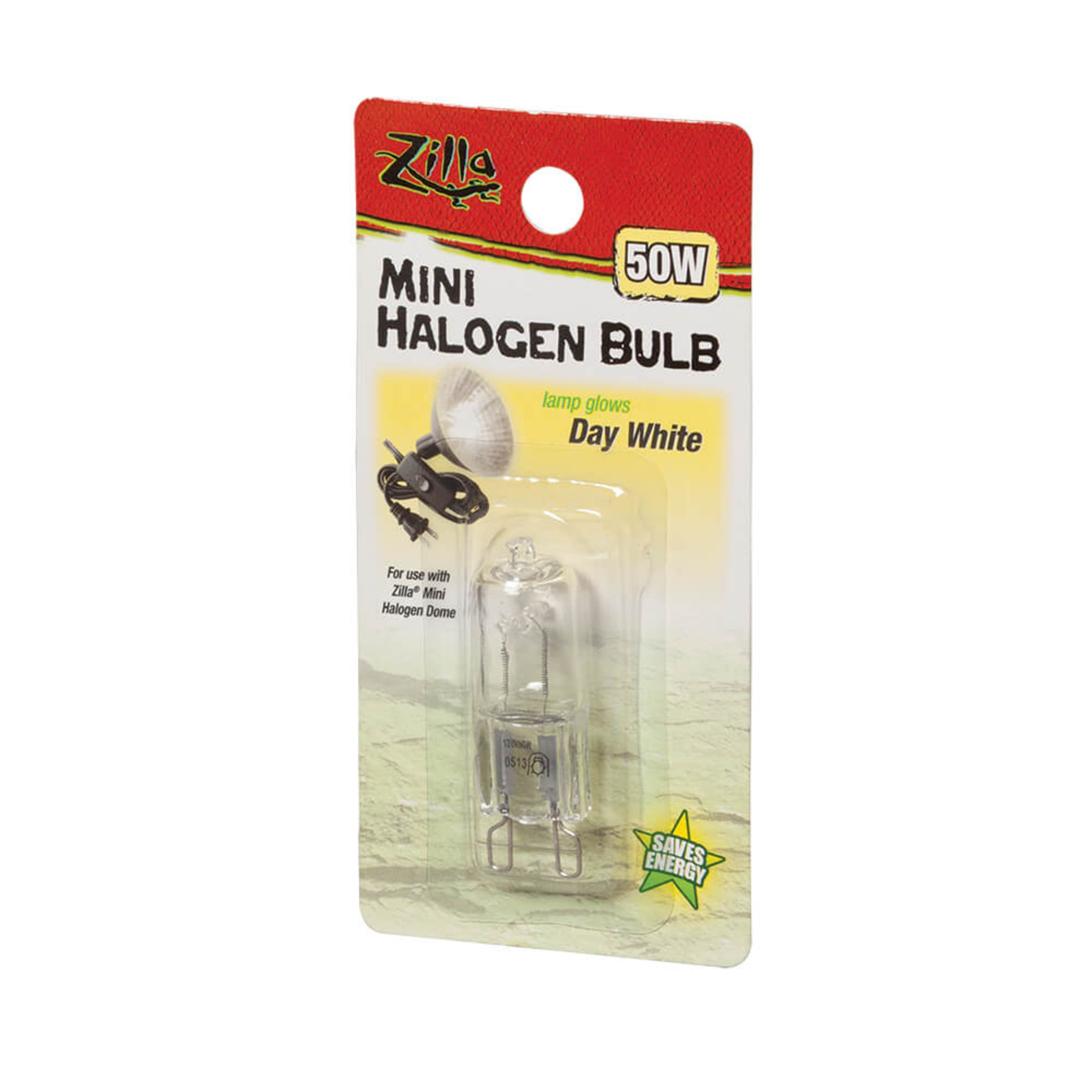 ovn Slikke Uundgåelig Zilla Light & Heat Mini Halogen Bulbs Day White 50 Watts - Walmart.com