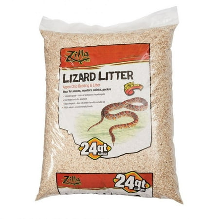 Zilla Aspen Lizard Litter, 24 quarts