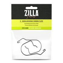 Zilla Non-locking Screen Clips Small