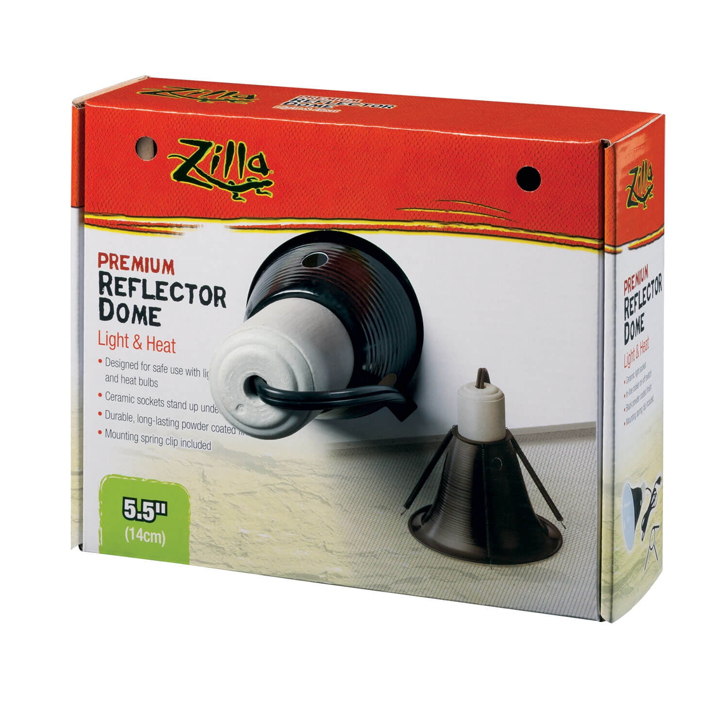 Zilla Premium Black Reflector Dome 5.5