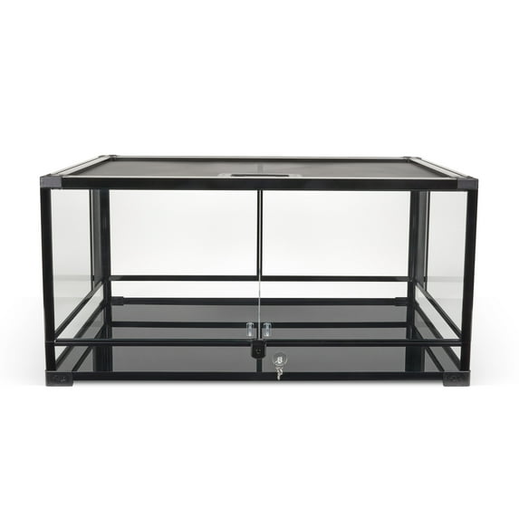 Zilla QuickBuild Terrarium, Sleek Glass Reptile Habitat, Easy Setup, Suitable for all Types of Reptile Pets, Amphibians, Reptilians, Snakes, or Arachnids, 36"x18"x18"