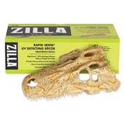 Zilla Rapid Sense UV Detecting Crocodile Skull D cor for Reptiles, Medium