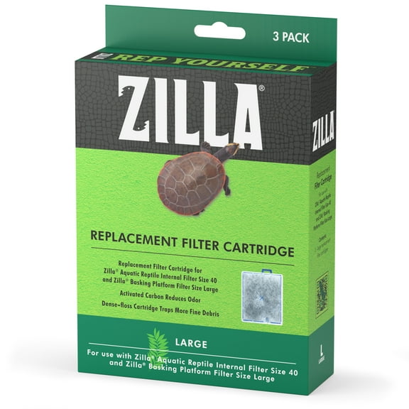 Zilla Replacement Filter Cartridges Large, 3 Pack