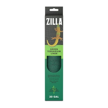 Zilla Reptile Terrarium Liner Green 30/38/45 Gallon