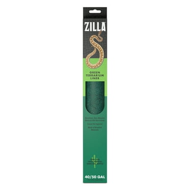 Zilla Reptile Terrarium Liner Green 30BR/40BR/50/65 Gallon