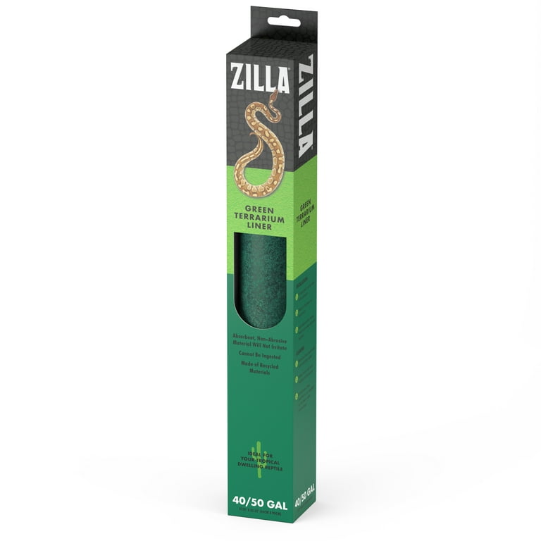 Zilla Reptile Terrarium Liners Green 30BR 40BR 50 65 Gallon