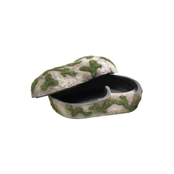 Zilla Rock Lair Terrarium Hideout for Snakes and Reptiles, with Removable Top, Extra Large