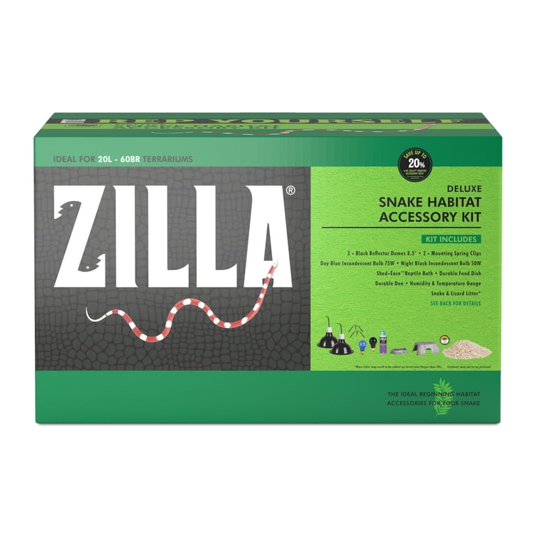 Zilla Snake Habitat Accessory Kit - Walmart.com