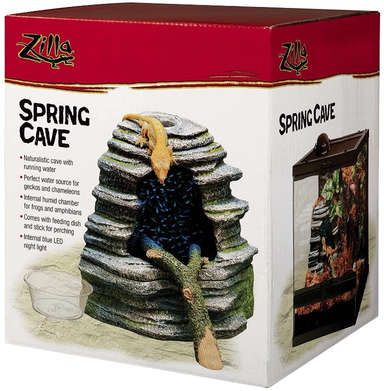 Zilla Spring Cave Reptile Decor - DS