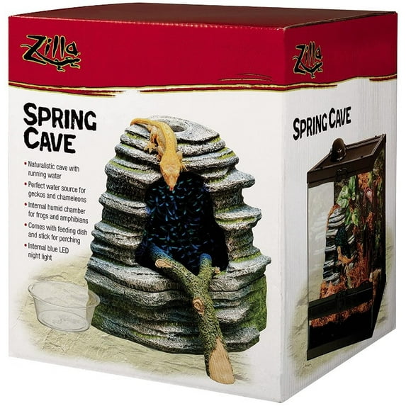 Zilla Spring Cave Reptile Decor - DS