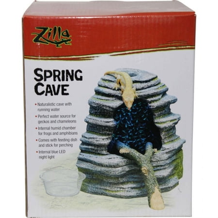 Zilla Spring Cave Reptile Decor - DS