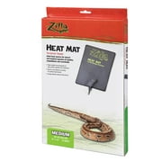 Zilla Terrarium Heat Mat for Reptiles, Black, Medium, 30-40 Gallon, 16 Watt
