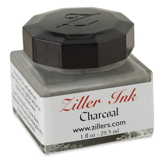 Ziller Ink - Charcoal, 1 oz