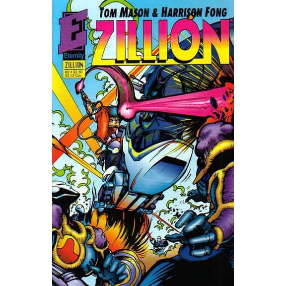 Zillion #2 VF ; Eternity Comic Book