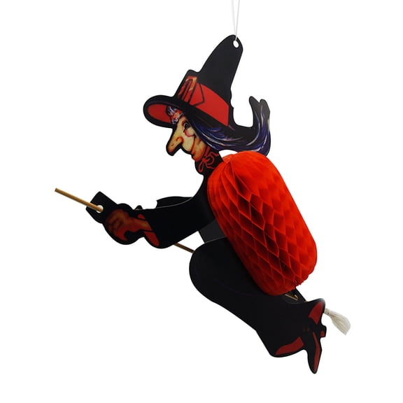 Ziloco Artificial ers In Clearance Flying Witch Props Halloween Folding Paper Decoration Pendant Fake ers