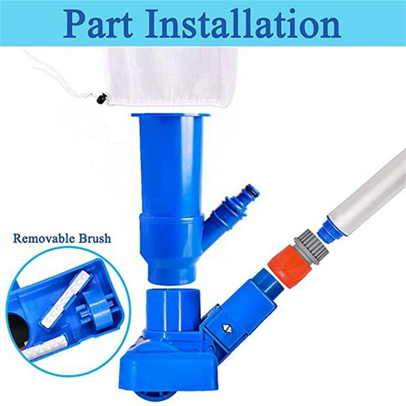 Ziloco Cordless Pool Vacuum Clearance Pool Cleaning Tools for Deep Cleaning Strong Suction, Hand Rechargeable Swimming Pool Cleaner for Inground and Above Ground Pools