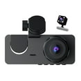 thumbnail image 1 of Ziloco Outdoor 3 Channel Dash Cam, HD 1080P Front and Rear Inside Camera, 170°+140° Wide Angle, 1 of 6