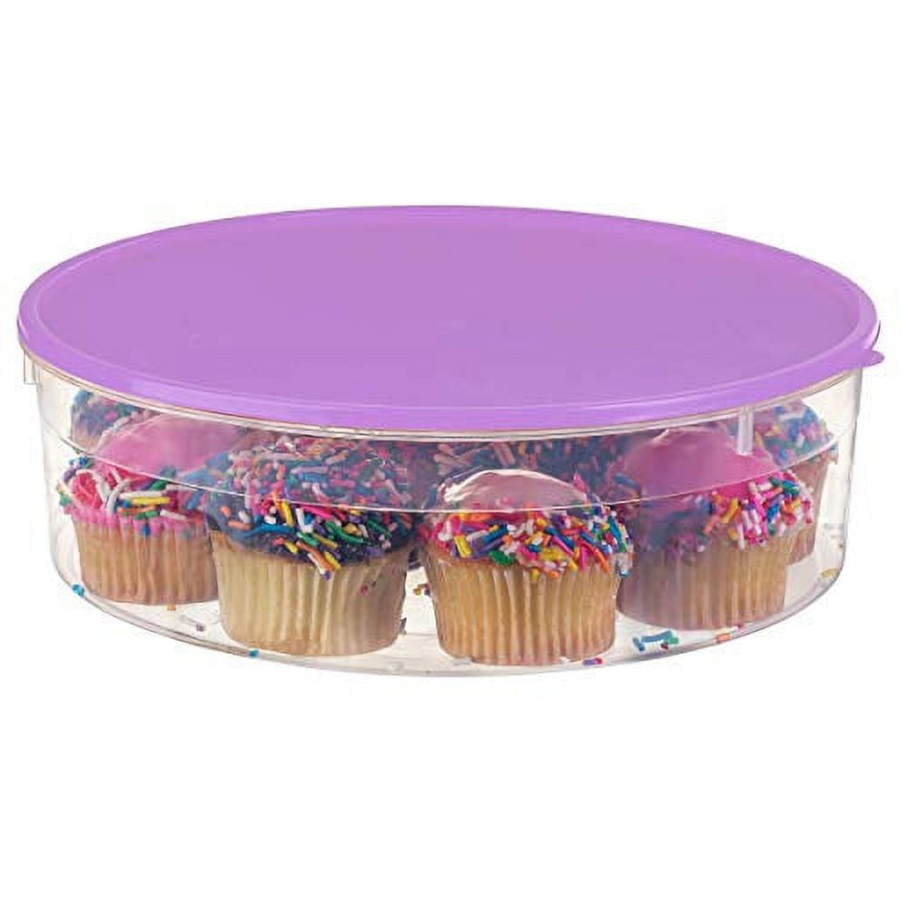  Tupperware Rectangle Cake Taker Keeper Purple: Home & Kitchen