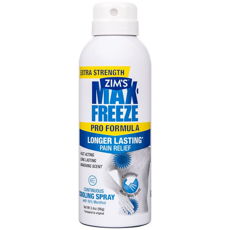 Freeze It Muscle, Joint & Pain Relief EZ Spray – 4 OZ – Medcare