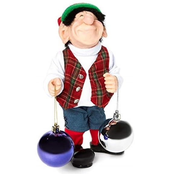 Zim's The Elves Themselves Leonardo The Elf Christmas Figurine New