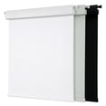 thumbnail image 1 of ZimJAHO Cordless Blackout Roller Shades for Windows, 100% Light Blocking Window Blinds, No Drill & Easy Install, for Bedroom, Living Room, Kitchen, Home and Office - White, 35"W x 72"H, 1 of 6