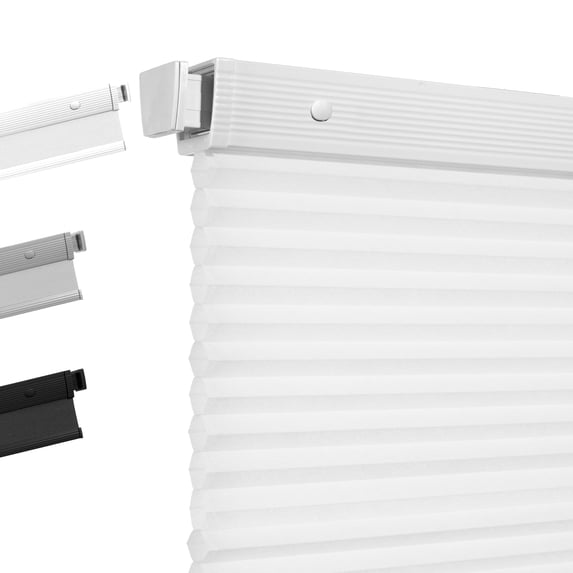 ZimJAHO Cordless No Drill Cellular Shades, Blackout / Light Filtering Honeycomb Blinds Pleated Thermal Insulated Window Shades for Indoor Windows, Home and Office, 34" W x 48" H