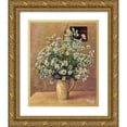 thumbnail image 1 of Ziman, Peter 12x14 Gold Ornate Wood Framed with Double Matting Museum Art Print Titled - Field Flowers in Vase X, 1 of 4