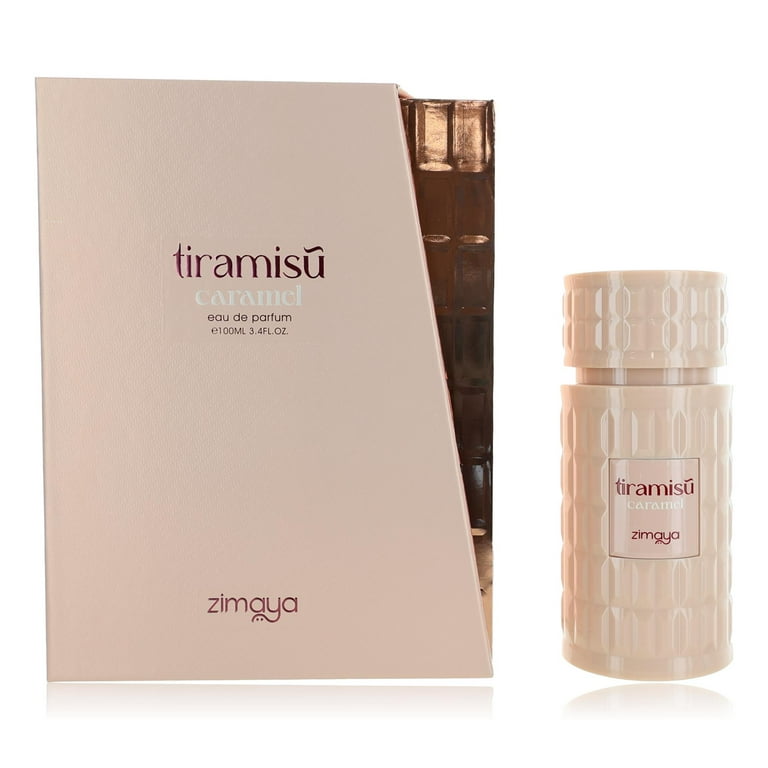 Zimaya Tiramisu Caramel Eau de Parfum Spray, Amber Vanilla, Unisex
