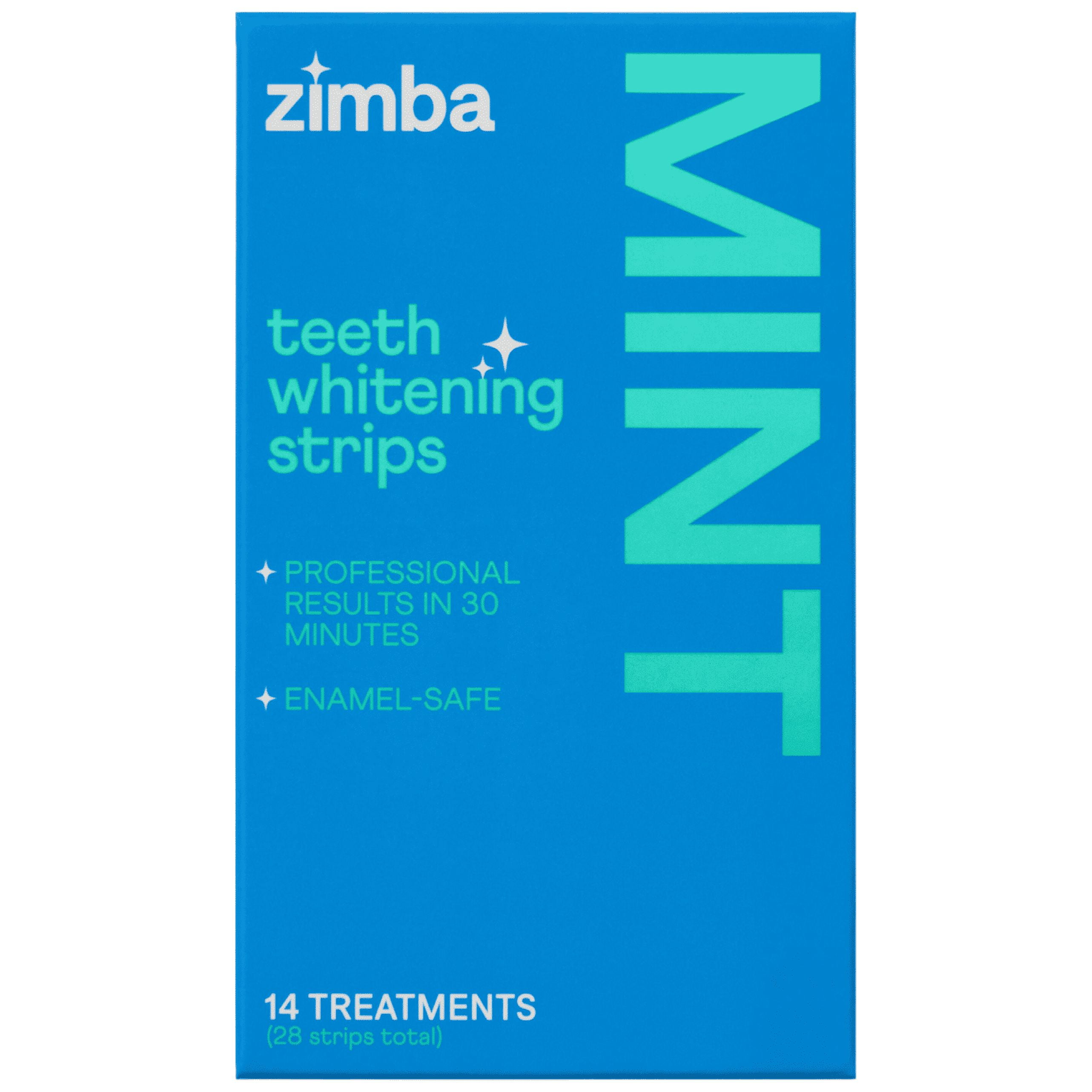 Zimba Teeth Whitening Strips, 28 Reduced Sensitivity Whitening Strips