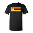 thumbnail image 1 of Zimbabwe Country Flag Adult DT T-Shirt Tee, 1 of 2
