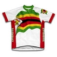 thumbnail image 1 of Zimbabwe Flag Short Sleeve Cycling Jersey  for Men - Size M, 1 of 3