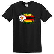 Zimbabwe My Dna Zimbabwe Flag Proud Zimbabwean Vintage T-shirt