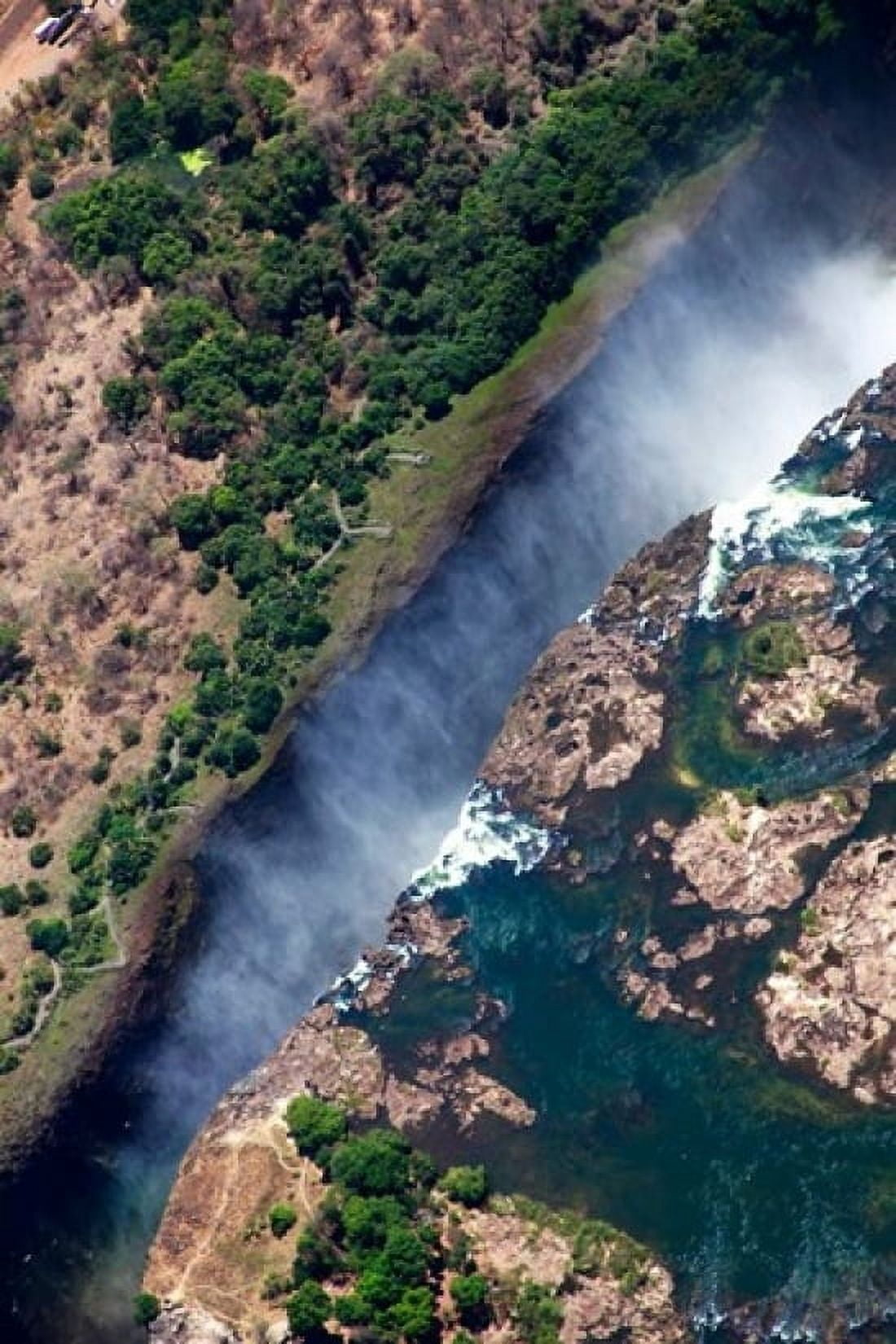 Zimbabwe Victoria Falls border of ZambiaZimbabwe Canvas Art - Kymri Wilt DanitaDelimont (18 x 24)