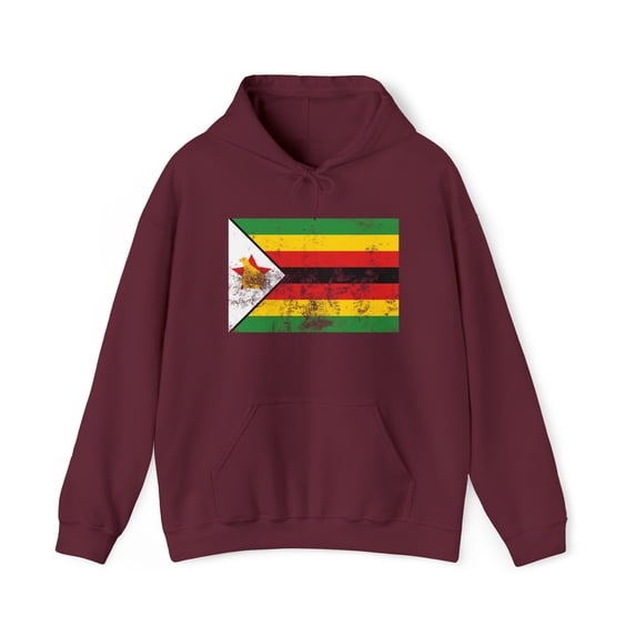 Zimbabwe Zimbabwean Pride Flag Hoodie, Gifts, Hooded Sweatshirt