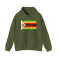 thumbnail image 1 of Zimbabwe Zimbabwean Pride Flag Hoodie, Gifts, Hooded Sweatshirt, 1 of 4